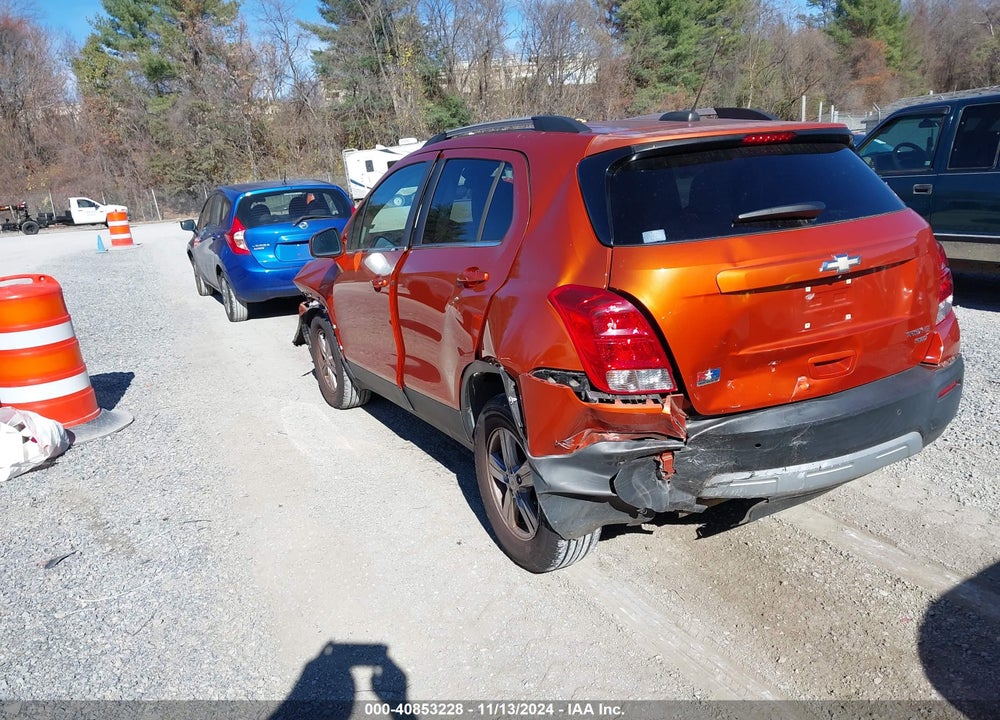 2015 CHEVROLET TRAX LT VIN: KL7CJRSB6FB093016