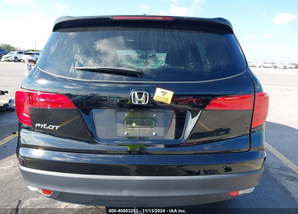 2017 HONDA PILOT EX-L VIN: 5FNYF5H52HB040804