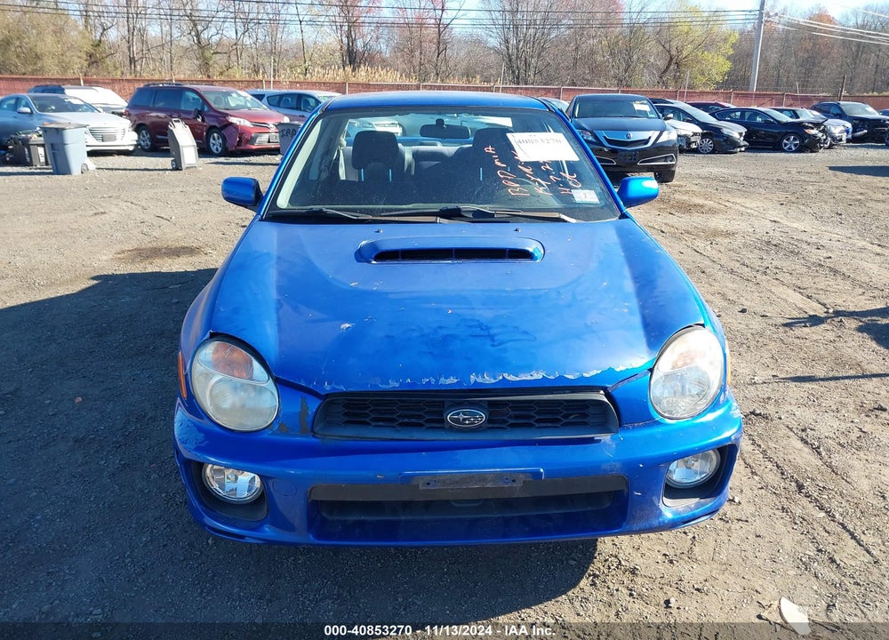 2003 SUBARU IMPREZA WRX VIN: JF1GD29603G513711