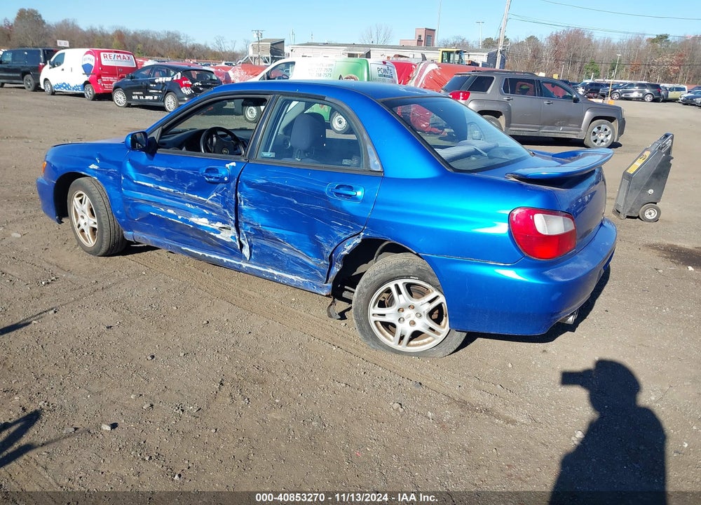 2003 SUBARU IMPREZA WRX VIN: JF1GD29603G513711