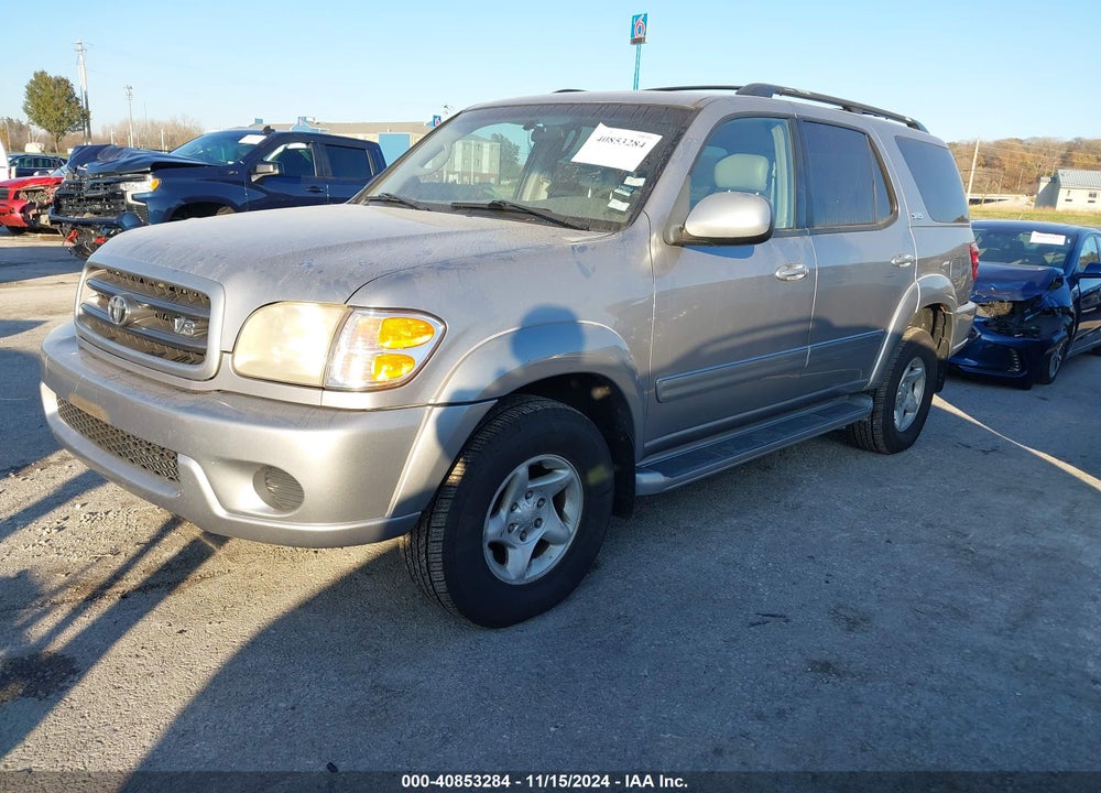 2001 TOYOTA SEQUOIA SR5 V8 VIN: 5TDBT44A71S003521