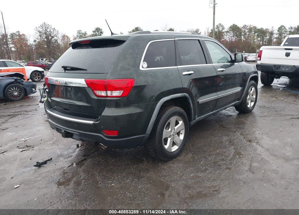 2011 JEEP GRAND CHEROKEE LIMITED VIN: 1J4RR5GG1BC544449