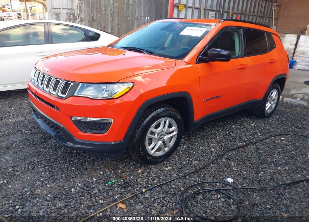 2018 JEEP COMPASS SPORT FWD VIN: 3C4NJCAB7JT286096