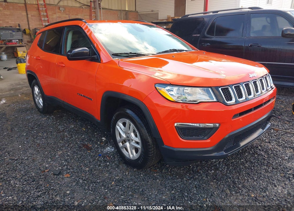 2018 JEEP COMPASS SPORT FWD VIN: 3C4NJCAB7JT286096