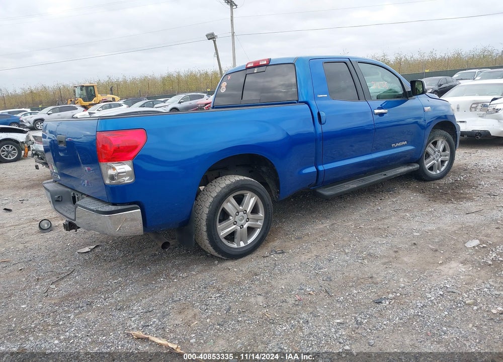 2007 TOYOTA TUNDRA LIMITED 5.7L V8 VIN: 5TBBV58187S469616