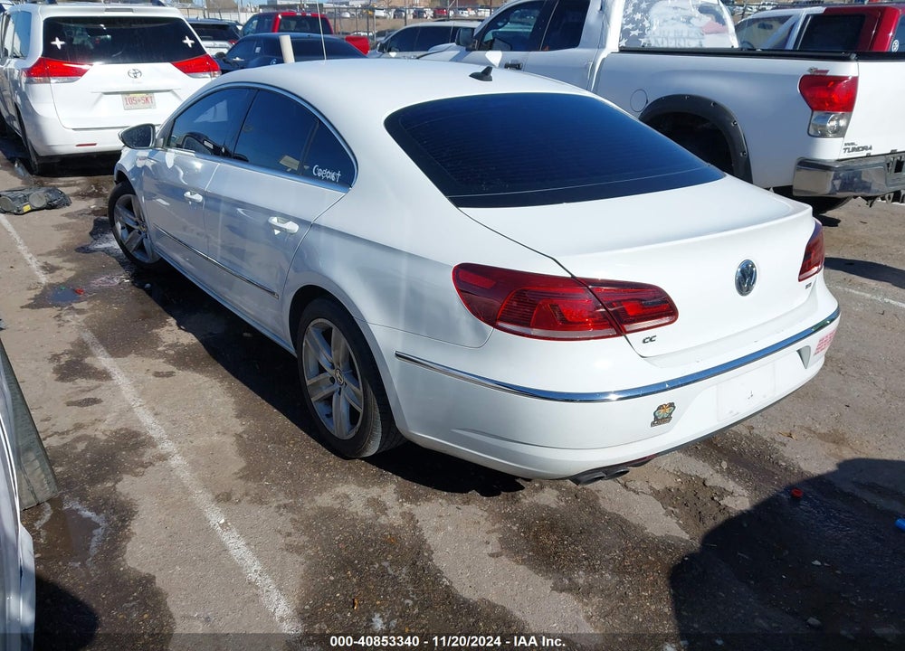 2016 VOLKSWAGEN CC 2.0T SPORT VIN: WVWBP7AN1GE502634