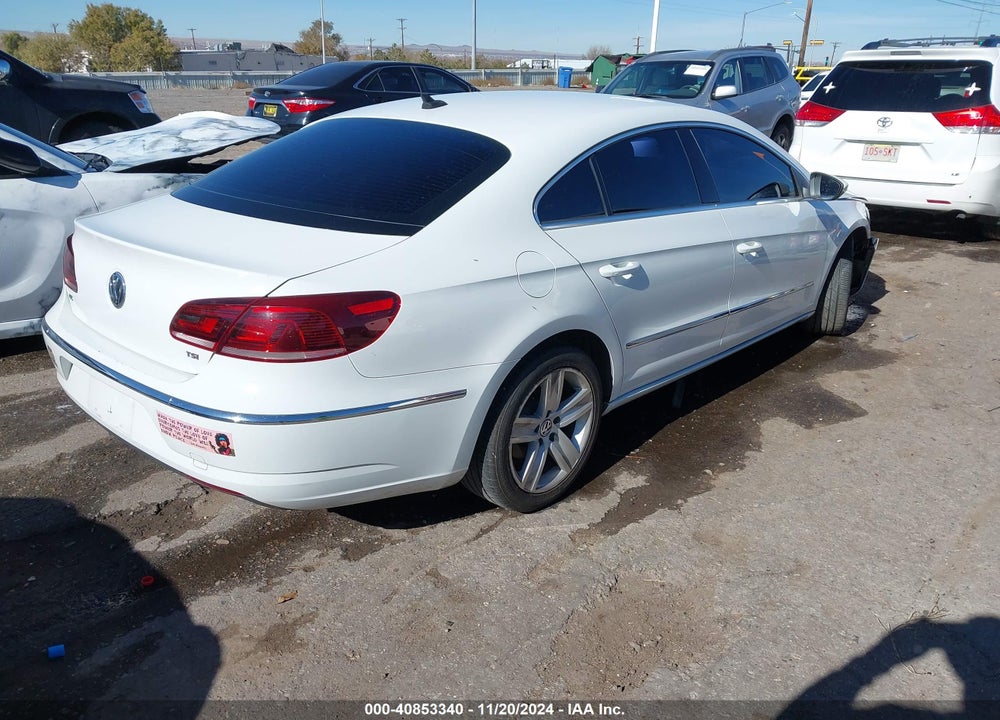 2016 VOLKSWAGEN CC 2.0T SPORT VIN: WVWBP7AN1GE502634