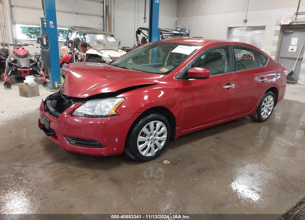 2014 NISSAN SENTRA S VIN: 3N1AB7AP9EY318685