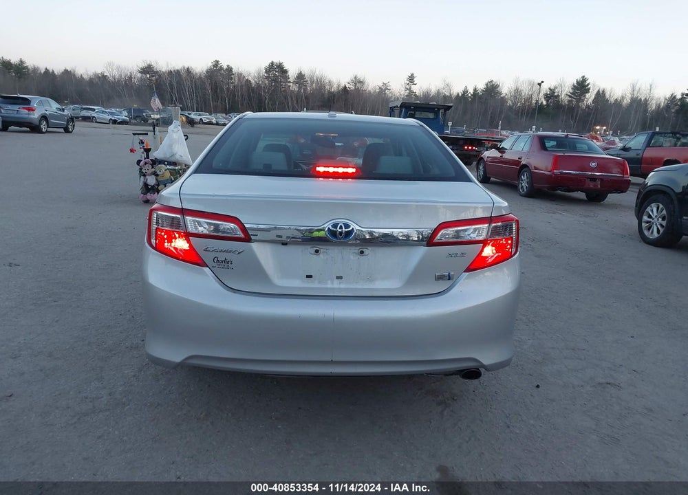 2012 TOYOTA CAMRY HYBRID XLE VIN: 4T1BD1FK4CU052932