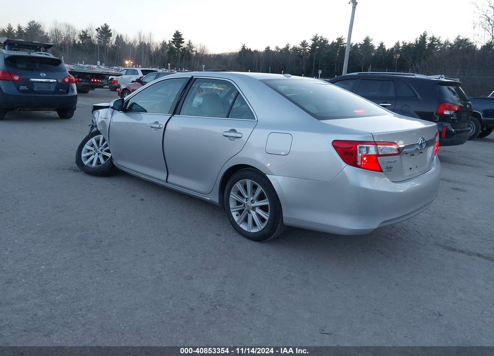 2012 TOYOTA CAMRY HYBRID XLE VIN: 4T1BD1FK4CU052932