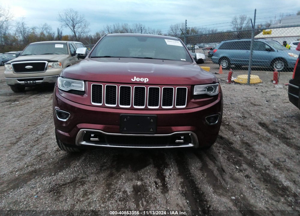 2016 JEEP GRAND CHEROKEE OVERLAND VIN: 1C4RJFCG0GC498175