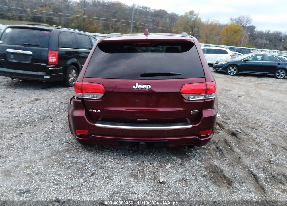 2016 JEEP GRAND CHEROKEE OVERLAND VIN: 1C4RJFCG0GC498175