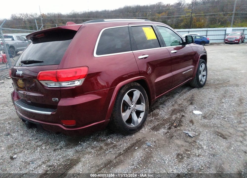 2016 JEEP GRAND CHEROKEE OVERLAND VIN: 1C4RJFCG0GC498175