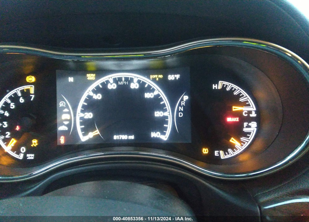 2016 JEEP GRAND CHEROKEE OVERLAND VIN: 1C4RJFCG0GC498175