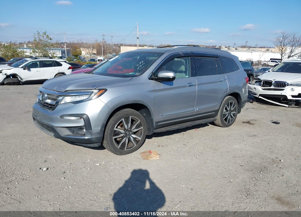 2019 HONDA PILOT TOURING VIN: 5FNYF6H9XKB008733