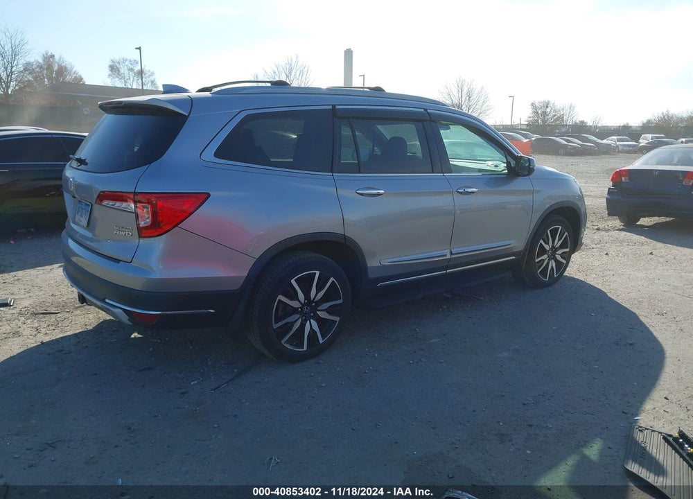 2019 HONDA PILOT TOURING VIN: 5FNYF6H9XKB008733