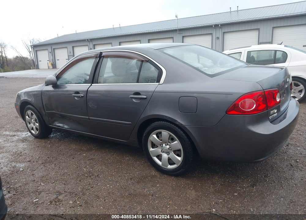 2008 KIA OPTIMA LX VIN: KNAGE123685209039