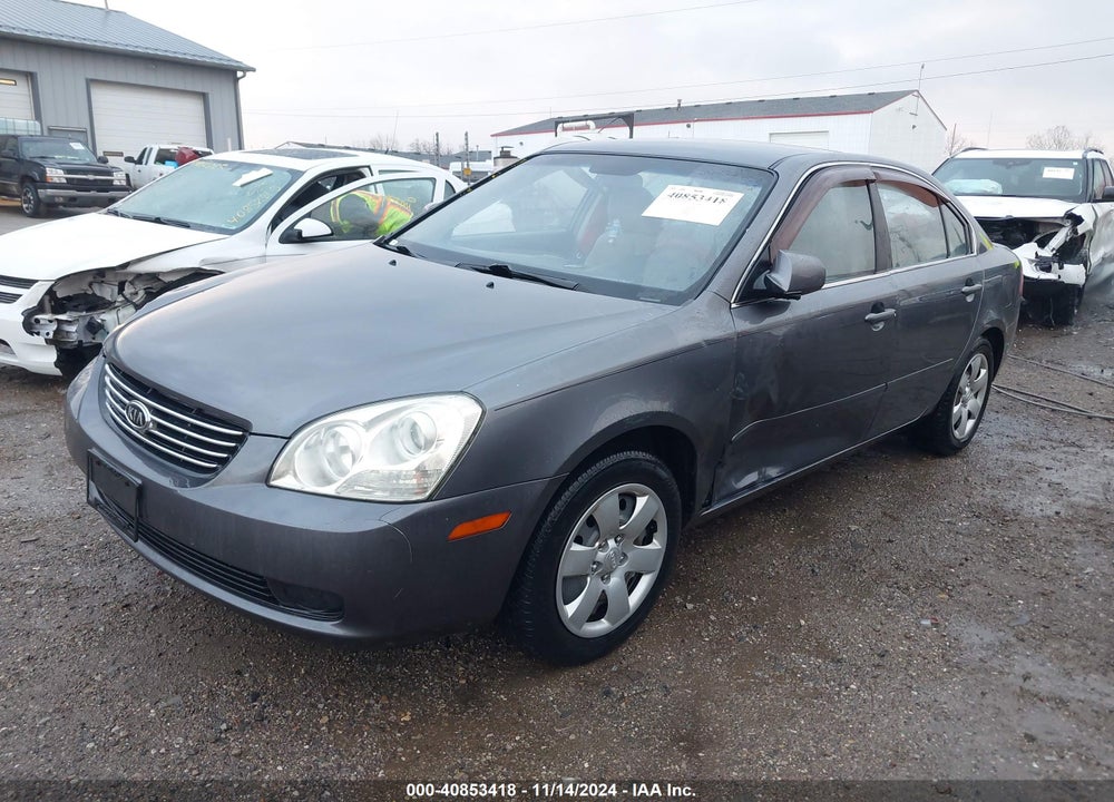 2008 KIA OPTIMA LX VIN: KNAGE123685209039