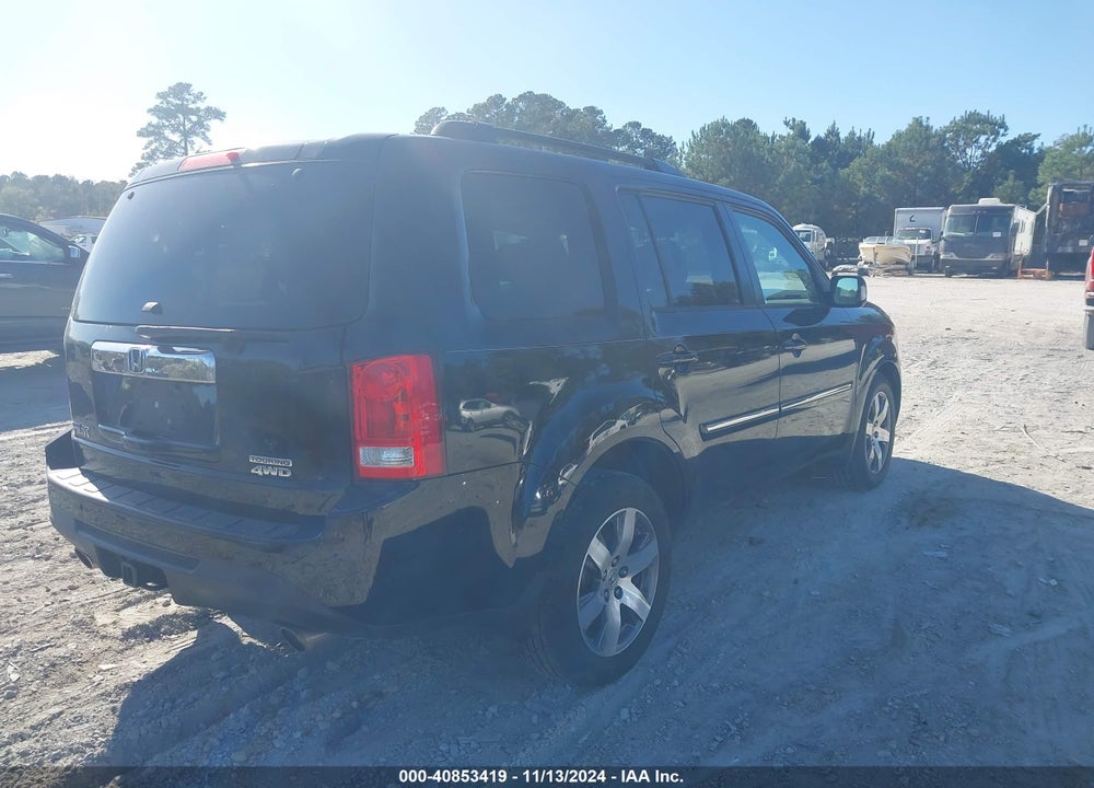 2014 HONDA PILOT TOURING VIN: 5FNYF4H95EB041938
