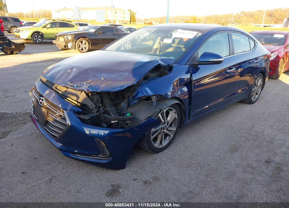 2017 HYUNDAI ELANTRA LIMITED VIN: 5NPD84LF4HH051159
