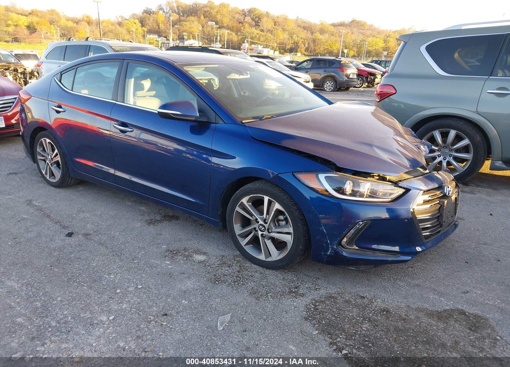 2017 HYUNDAI ELANTRA LIMITED VIN: 5NPD84LF4HH051159