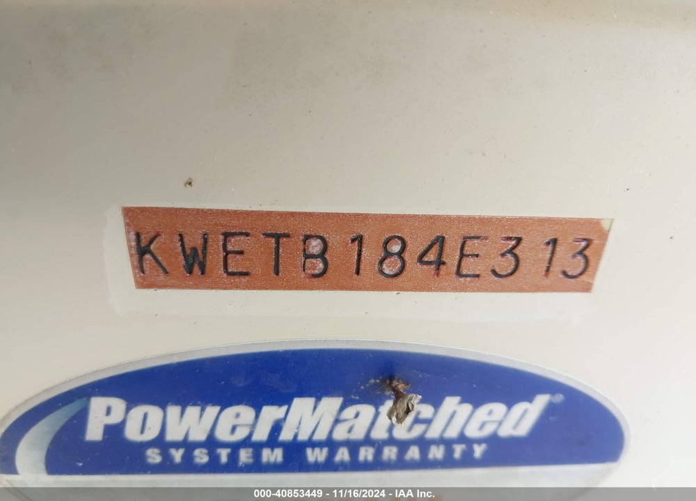 2013 KEY WEST BOAT VIN: KWETB184E313