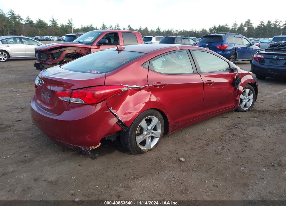 2013 HYUNDAI ELANTRA GLS VIN: 5NPDH4AE1DH286669