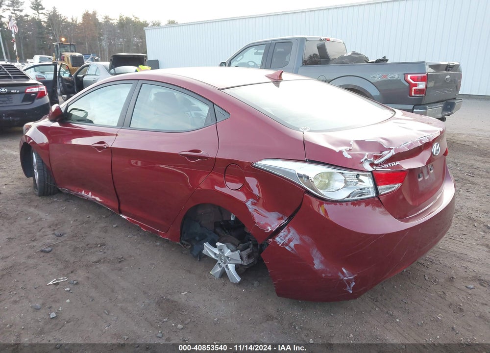 2013 HYUNDAI ELANTRA GLS VIN: 5NPDH4AE1DH286669