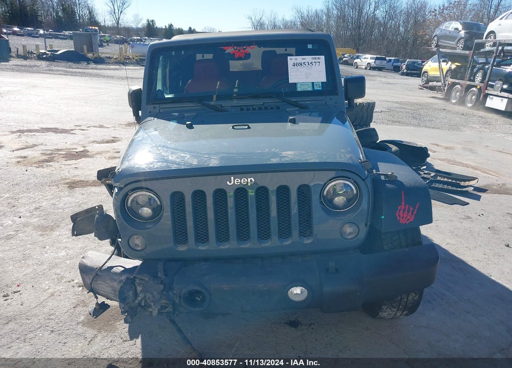 2014 JEEP WRANGLER SPORT VIN: 1C4AJWAGXEL129658