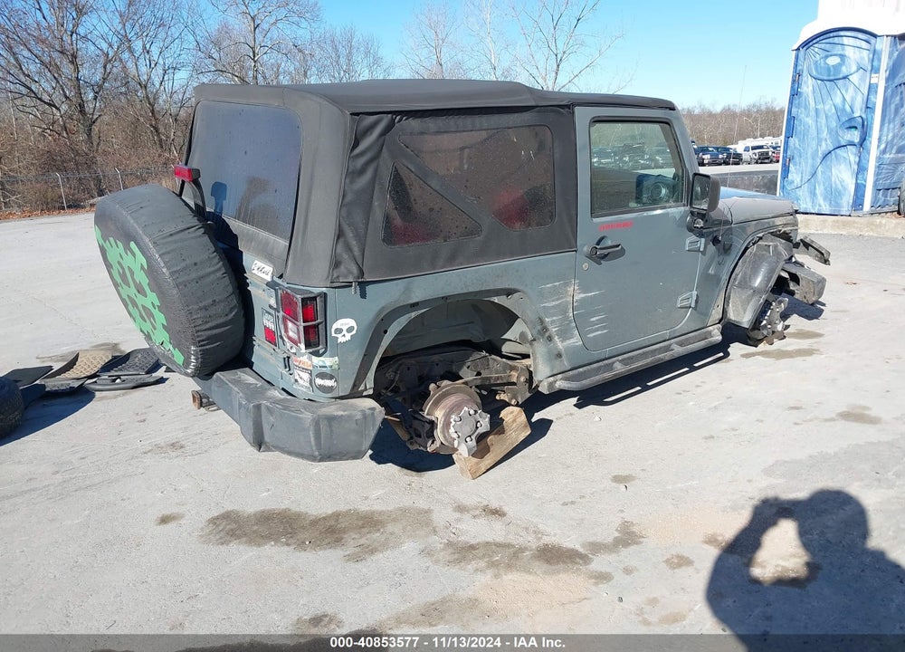 2014 JEEP WRANGLER SPORT VIN: 1C4AJWAGXEL129658