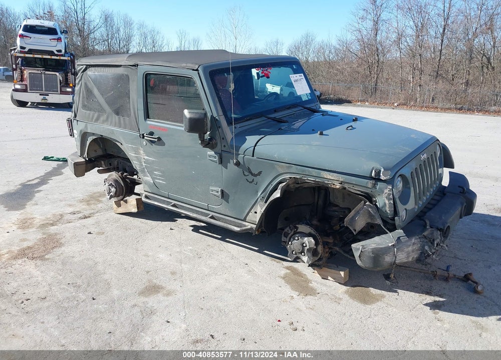 2014 JEEP WRANGLER SPORT VIN: 1C4AJWAGXEL129658