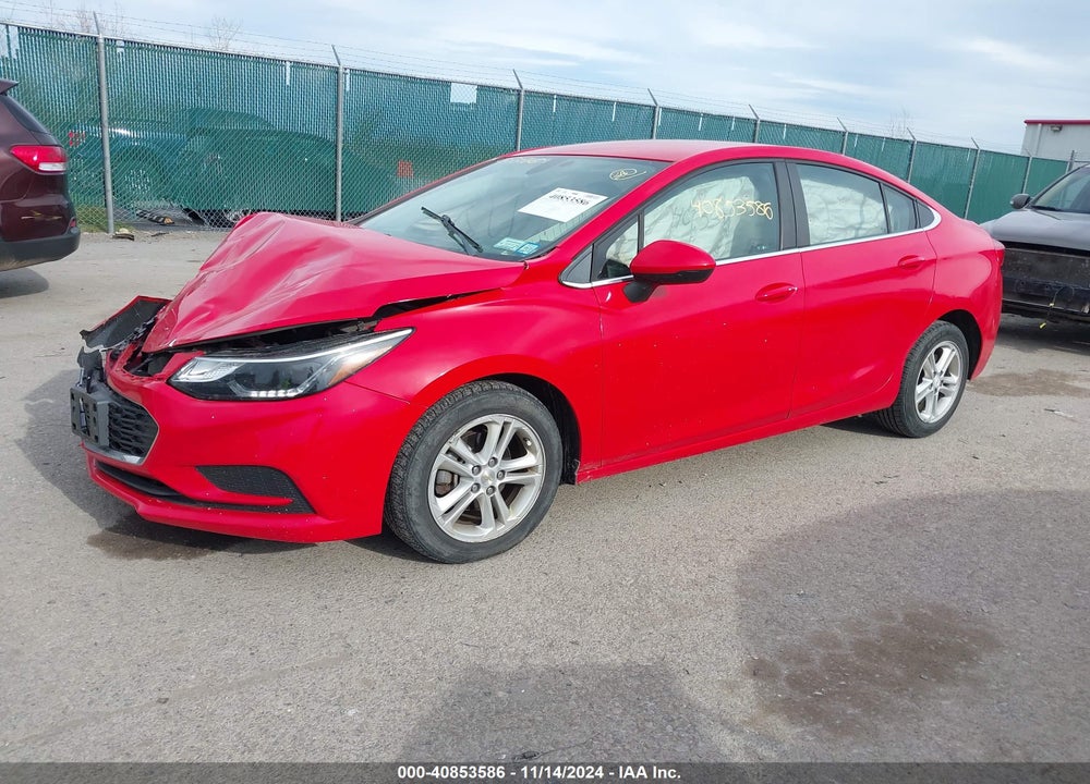 2018 CHEVROLET CRUZE LT AUTO VIN: 1G1BE5SM3J7163430
