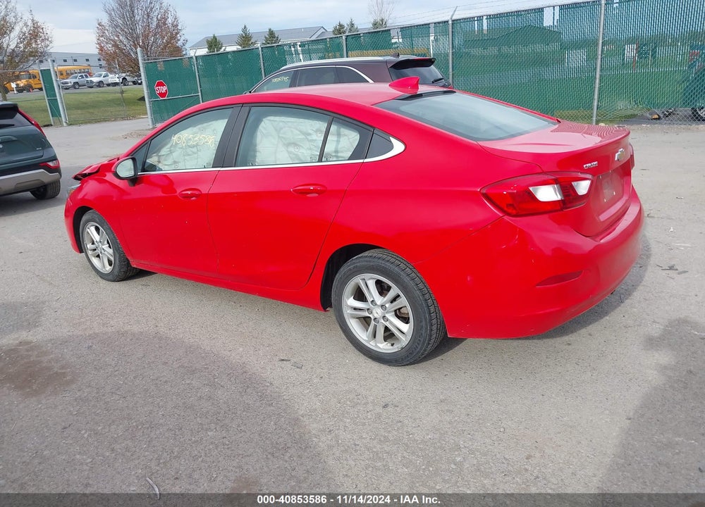 2018 CHEVROLET CRUZE LT AUTO VIN: 1G1BE5SM3J7163430