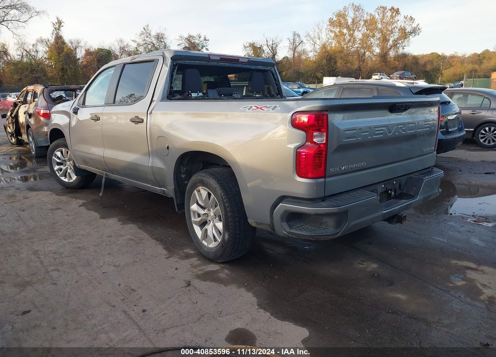 2023 CHEVROLET SILVERADO 1500 4WD SHORT BED CUSTOM VIN: 1GCPDBEK3PZ257412