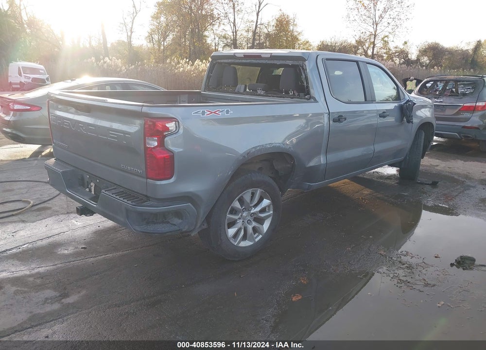 2023 CHEVROLET SILVERADO 1500 4WD SHORT BED CUSTOM VIN: 1GCPDBEK3PZ257412