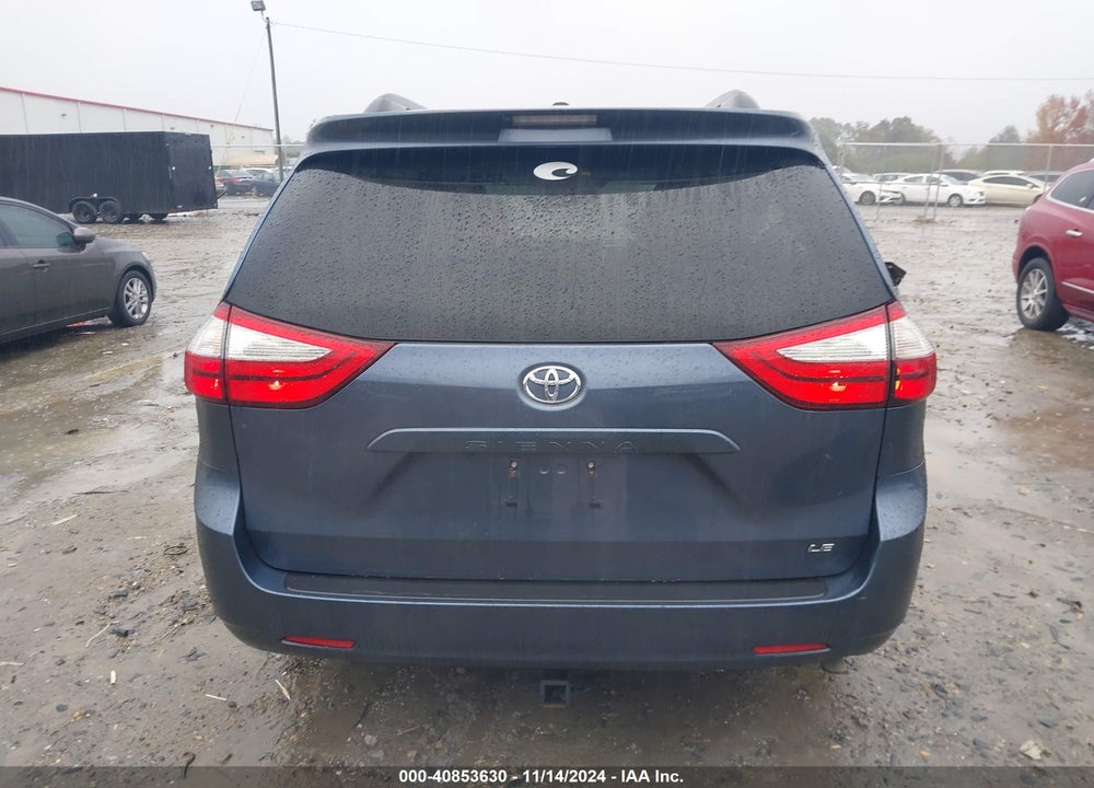 2016 TOYOTA SIENNA LE 8 PASSENGER VIN: 5TDKK3DC2GS724661