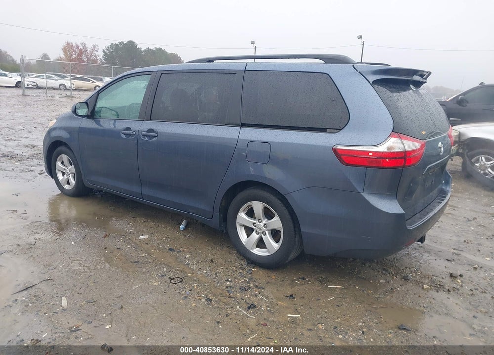 2016 TOYOTA SIENNA LE 8 PASSENGER VIN: 5TDKK3DC2GS724661