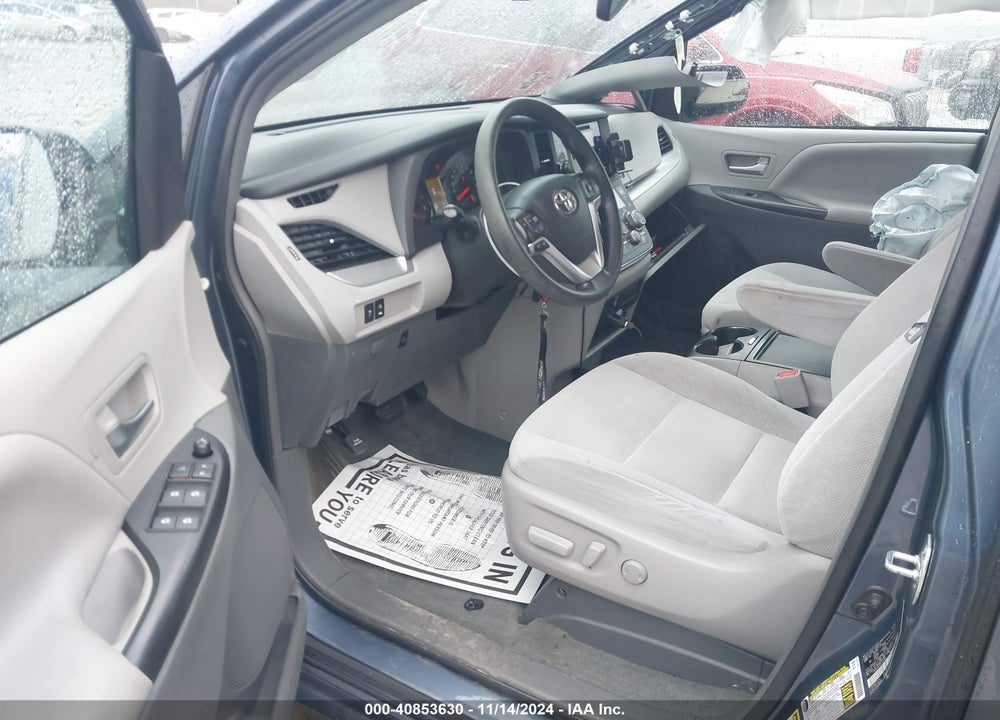 2016 TOYOTA SIENNA LE 8 PASSENGER VIN: 5TDKK3DC2GS724661