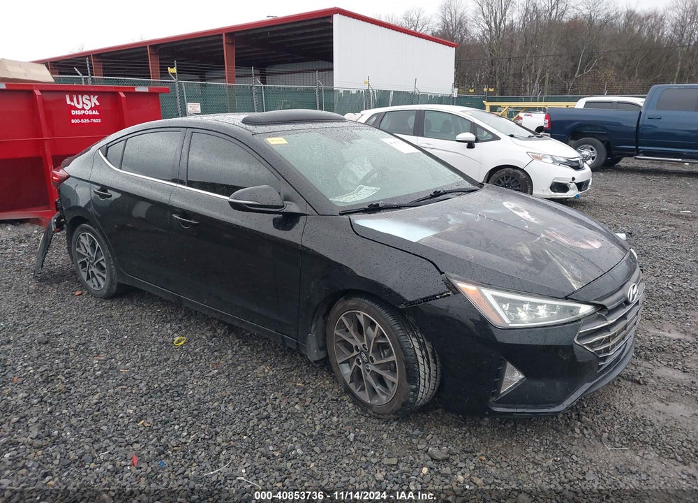 2019 HYUNDAI ELANTRA LIMITED VIN: 5NPD84LF0KH409428