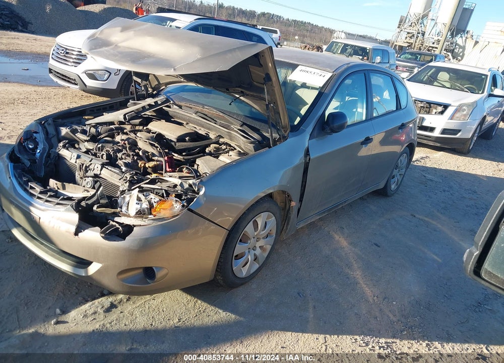 2008 SUBARU IMPREZA 2.5I VIN: JF1GH61668H804447
