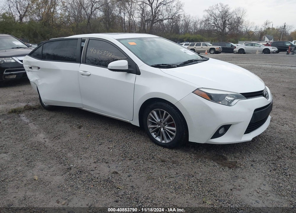 2014 TOYOTA COROLLA L/LE/LE PLS/PRM/S/S PLS VIN: 2T1BURHE6EC126927