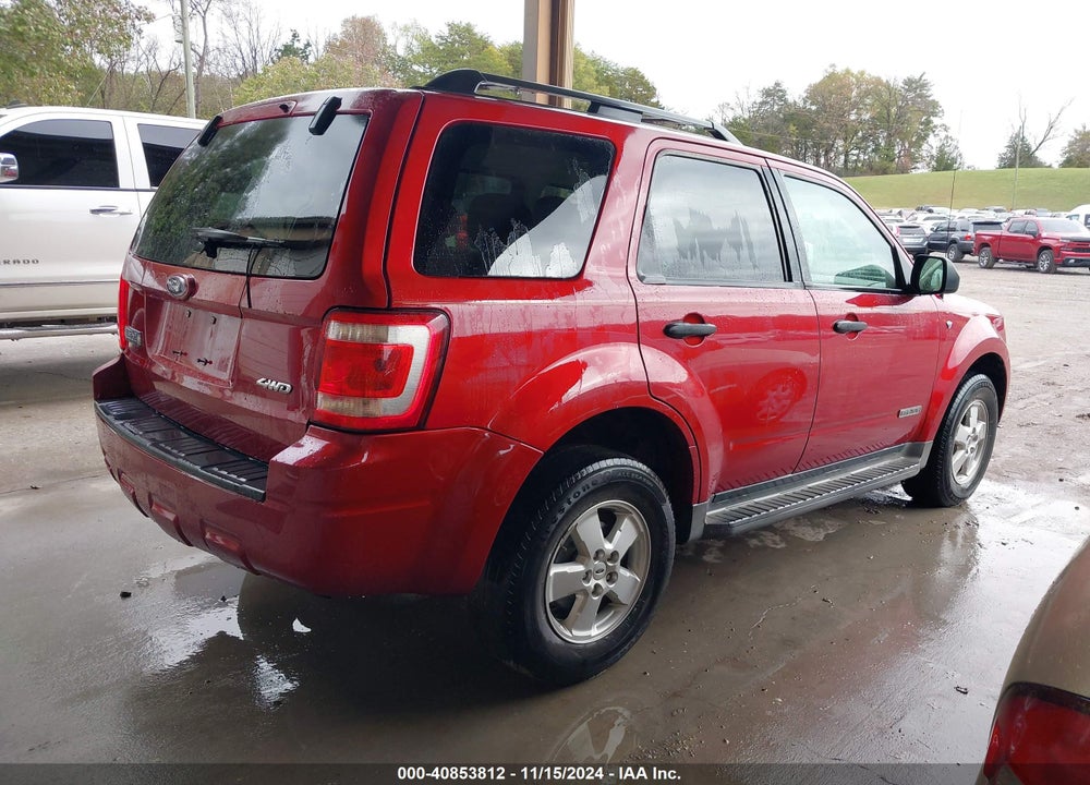 2008 FORD ESCAPE XLT VIN: 1FMCU93118KD50629