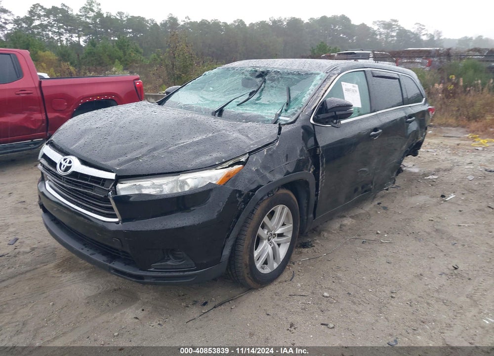 2016 TOYOTA HIGHLANDER LE V6 VIN: 5TDZKRFH0GS147459
