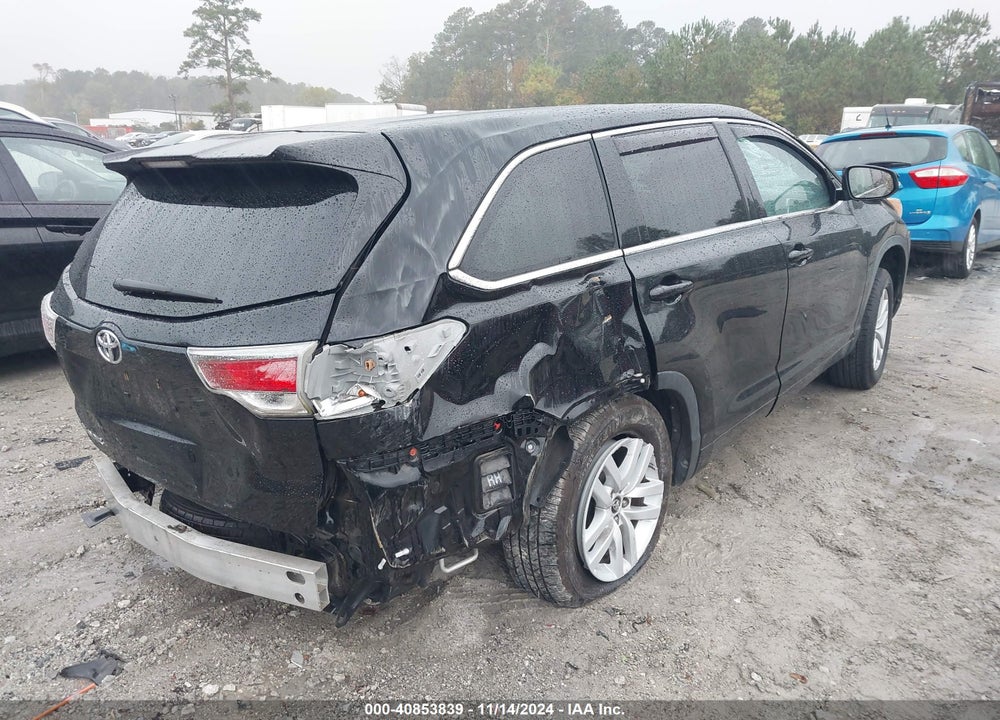 2016 TOYOTA HIGHLANDER LE V6 VIN: 5TDZKRFH0GS147459