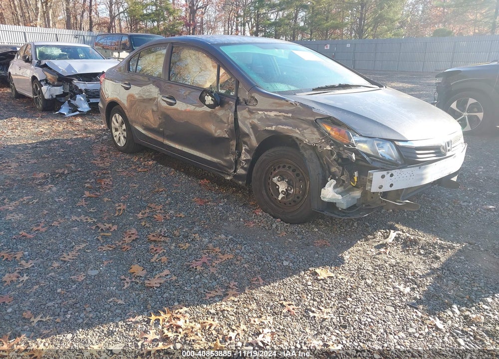 2012 HONDA CIVIC LX VIN: 2HGFB2F56CH596641