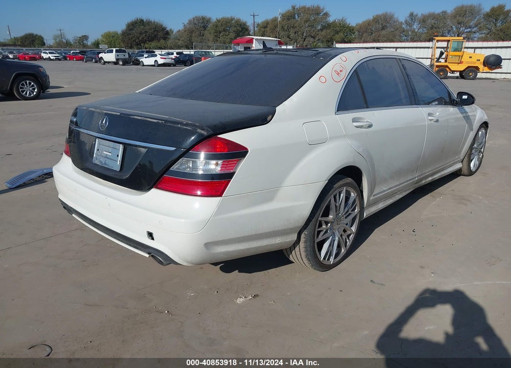 2008 MERCEDES-BENZ S 550 4MATIC VIN: WDDNG86X58A168054