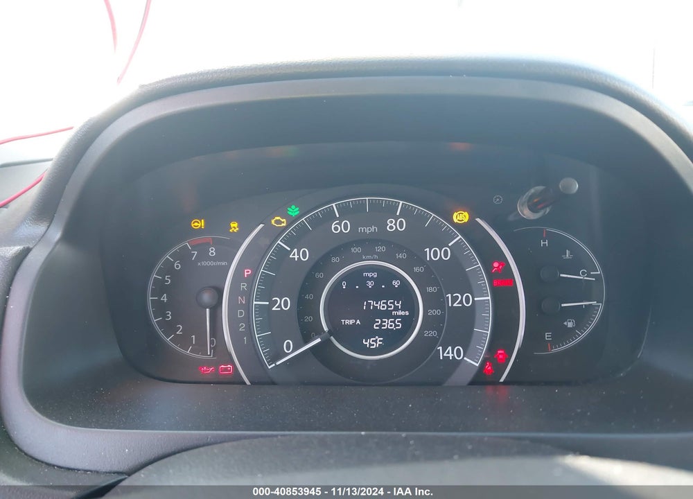 2013 HONDA CR-V LX VIN: 5J6RM4H39DL075215
