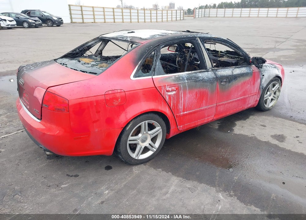 2007 AUDI A4 2.0T VIN: WAUDF78E87A090573