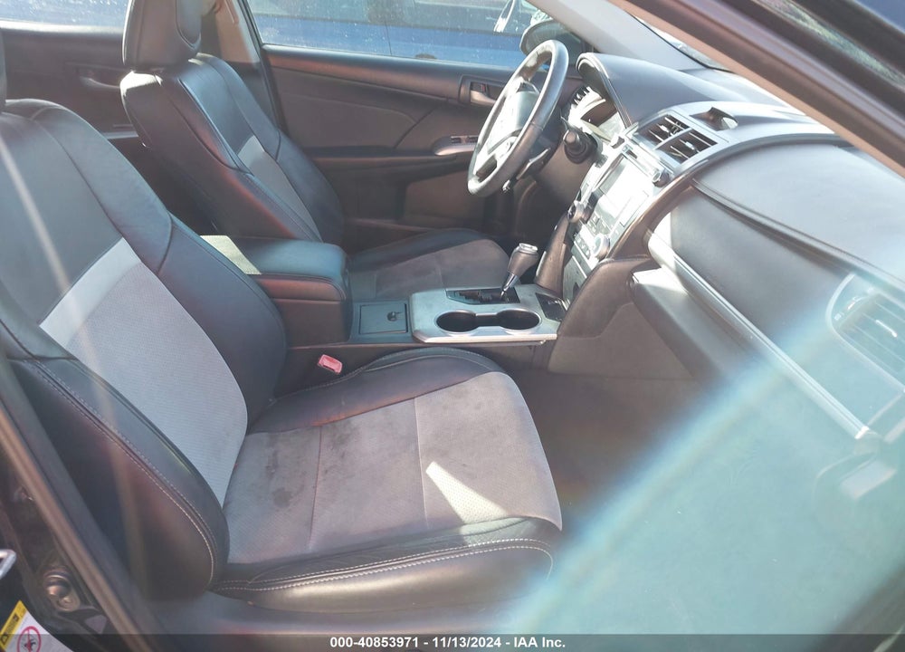 2013 TOYOTA CAMRY SE VIN: 4T1BF1FKXDU691487