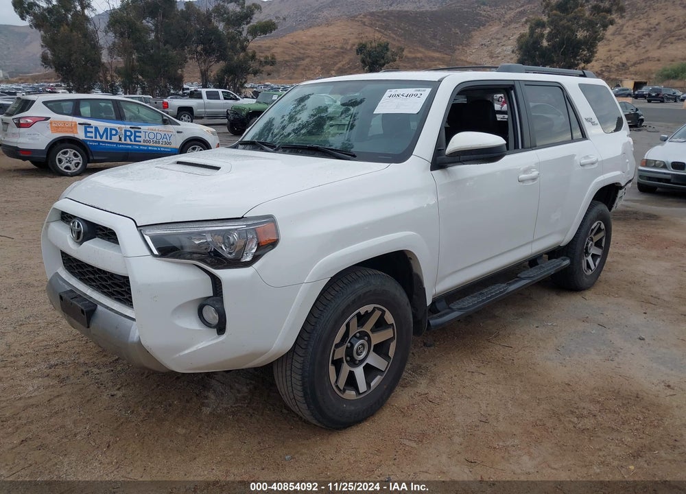 2019 TOYOTA 4RUNNER TRD OFF ROAD VIN: JTEBU5JR3K5649848
